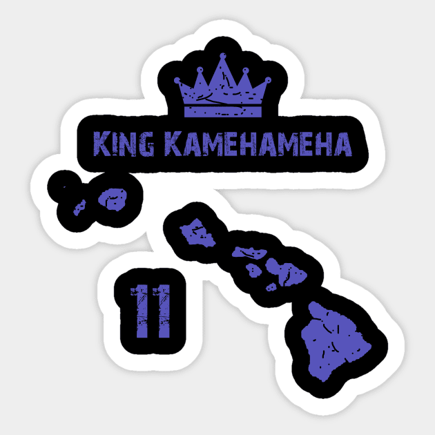 King Kamehameha I Day Sticker by SaraJon2032